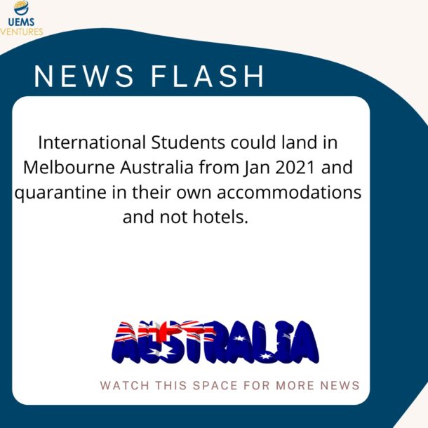 International Students landing in Melbourne